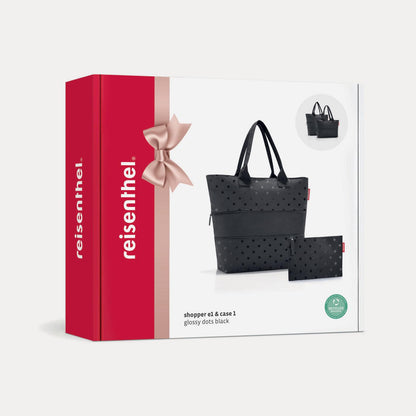 shopper e1 set #1 glossy dots black shopper e1 set #1 Reisenthel