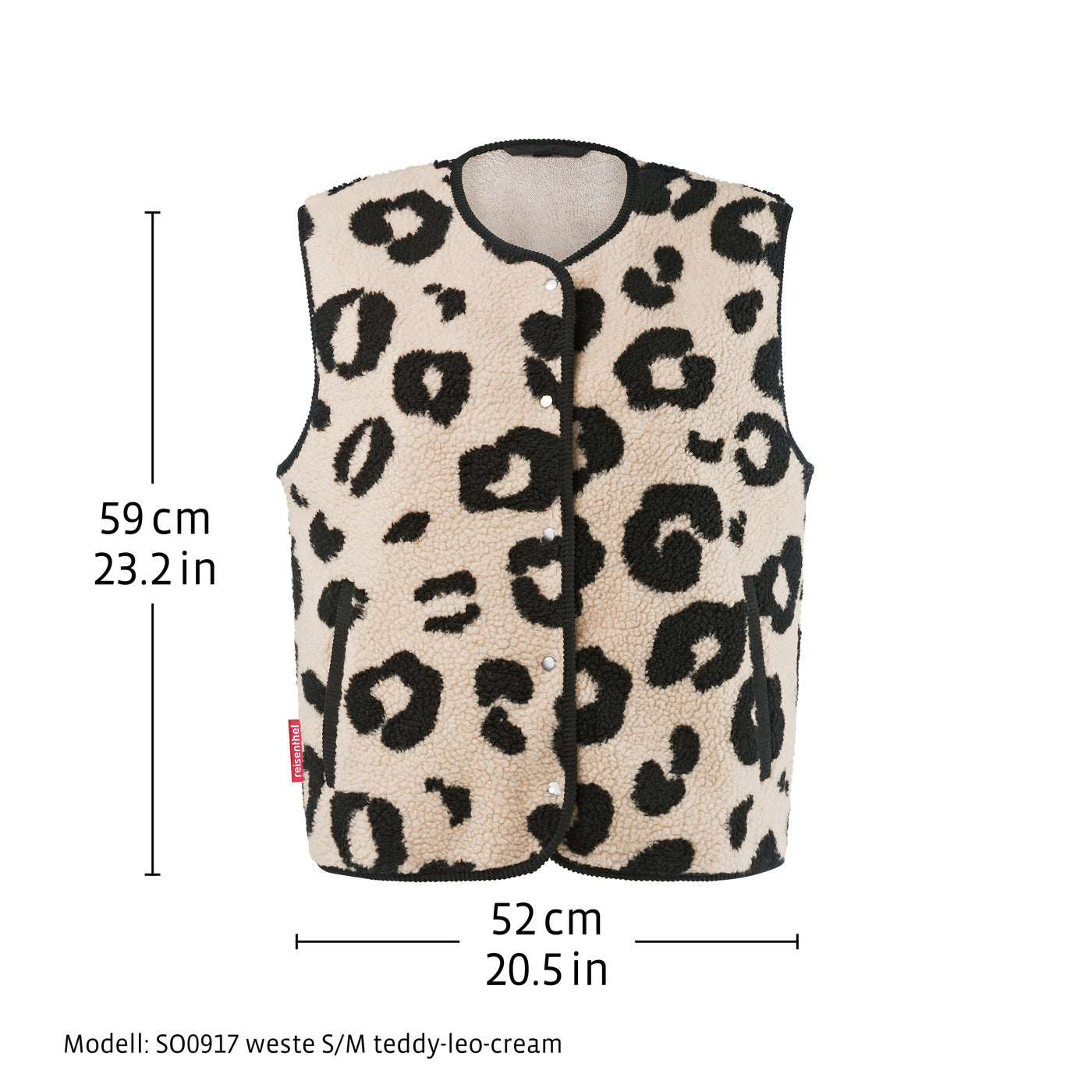 vest S/M teddy leo cream point of sale Reisenthel