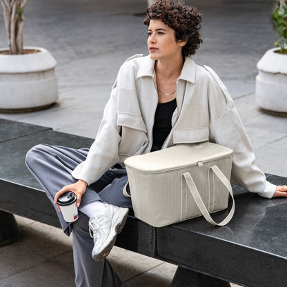 coolerbag herringbone sand coolerbag Reisenthel