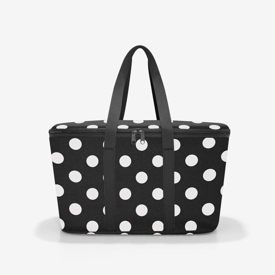 Reisenthel coolerbag dots white (Kühltasche,schwarz)