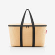 coolerbag raffia black