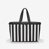 coolerbag summerstripes black coolerbag Reisenthel