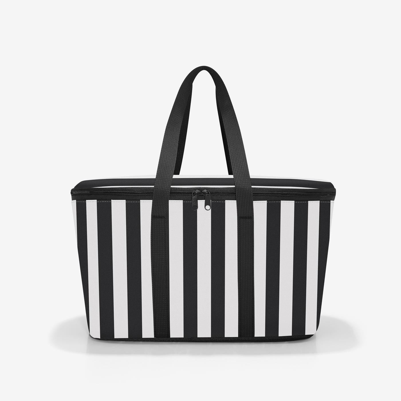 coolerbag summerstripes black coolerbag Reisenthel