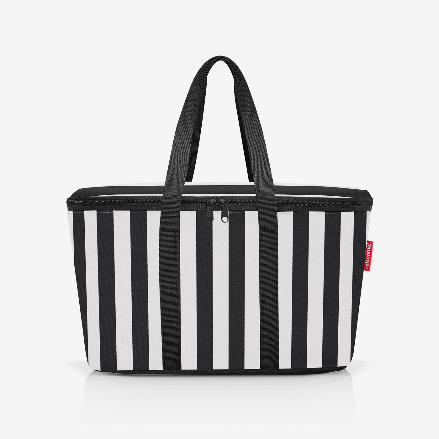 coolerbag summerstripes black coolerbag Reisenthel