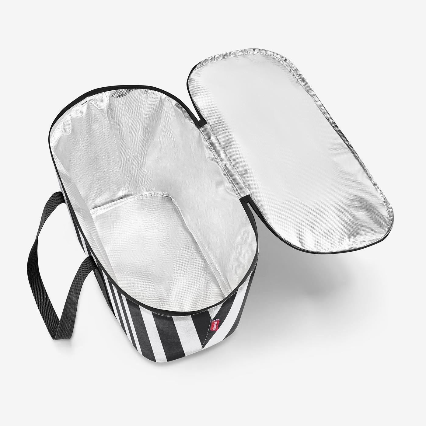 coolerbag summerstripes black coolerbag Reisenthel
