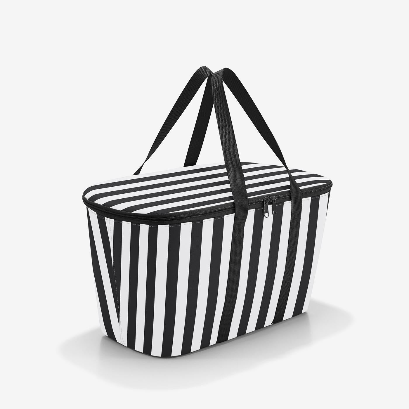 coolerbag summerstripes black coolerbag Reisenthel