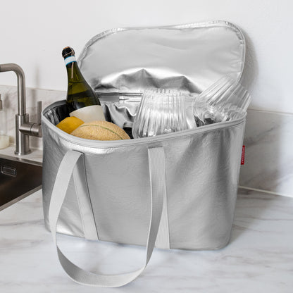 coolerbag silver crackle coolerbag Reisenthel