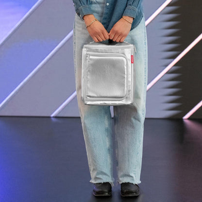 coolerbox silver crackle coolerbox Reisenthel