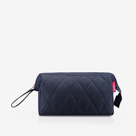 Reisenthel travelcosmetic rhombus midnight gold (Kulturbeutel,dunkelblau)