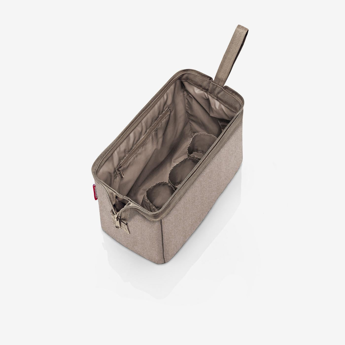 travelcosmetic herringbone mokka travelcosmetic Reisenthel