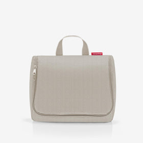 toiletbag XL herringbone sand