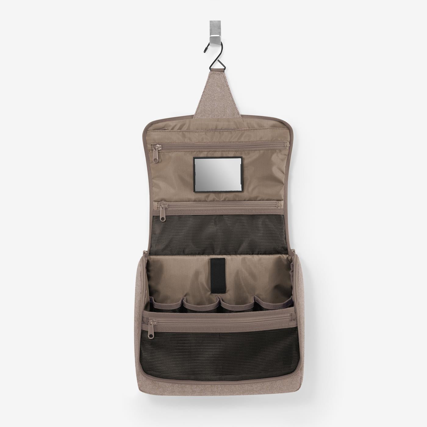 toiletbag XL herringbone mokka toiletbag XL Reisenthel
