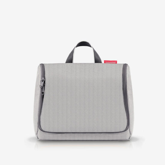 Reisenthel toiletbag XL herringbone grey (Kulturbeutel,grau)