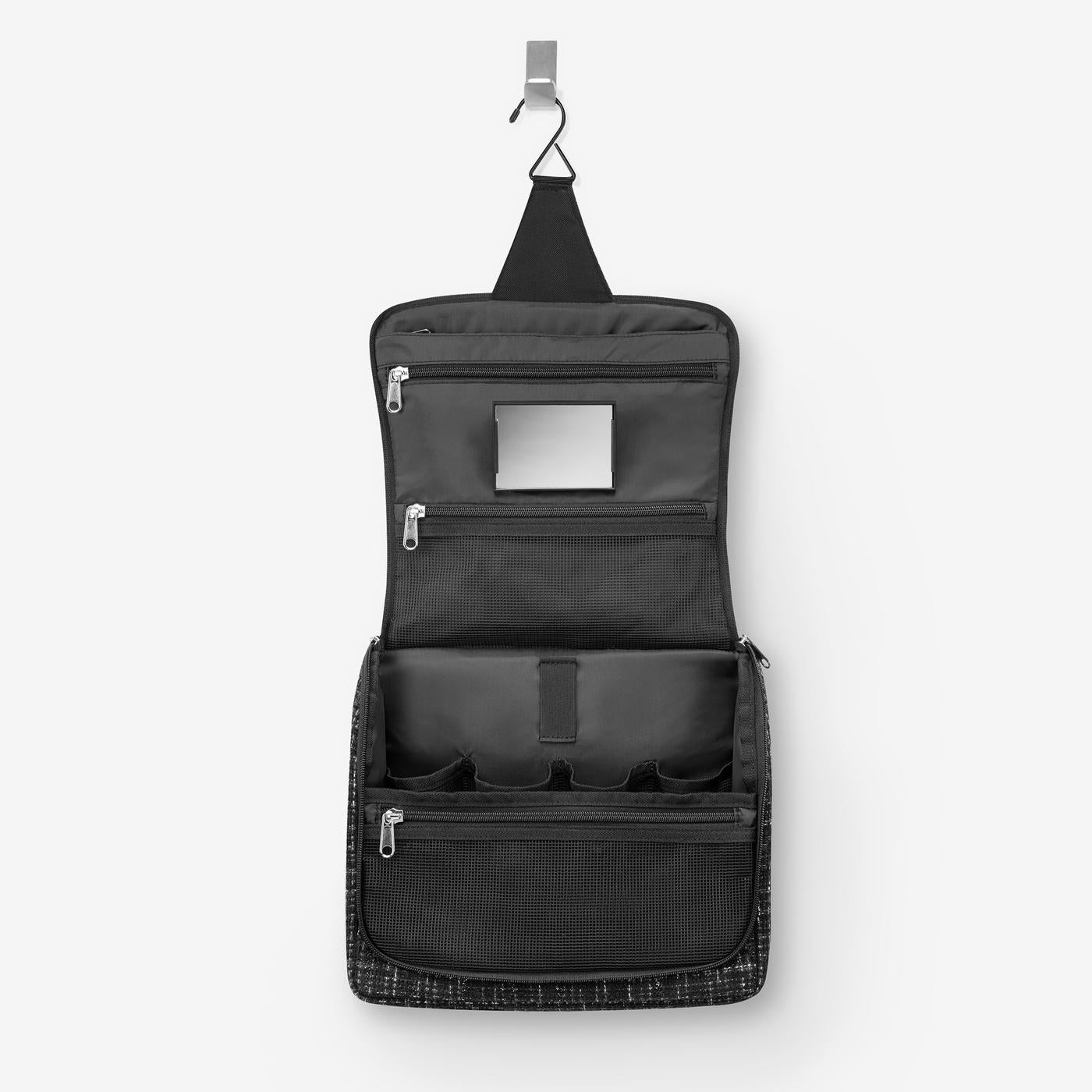 toiletbag XL bouclé black