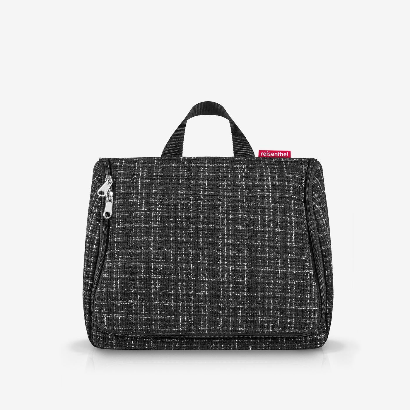 toiletbag XL bouclé black