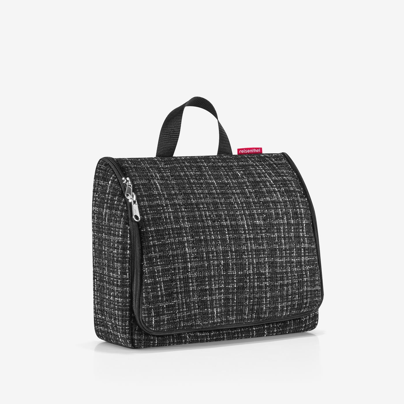 toiletbag XL bouclé black