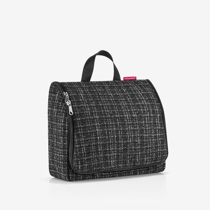 toiletbag XL bouclé black