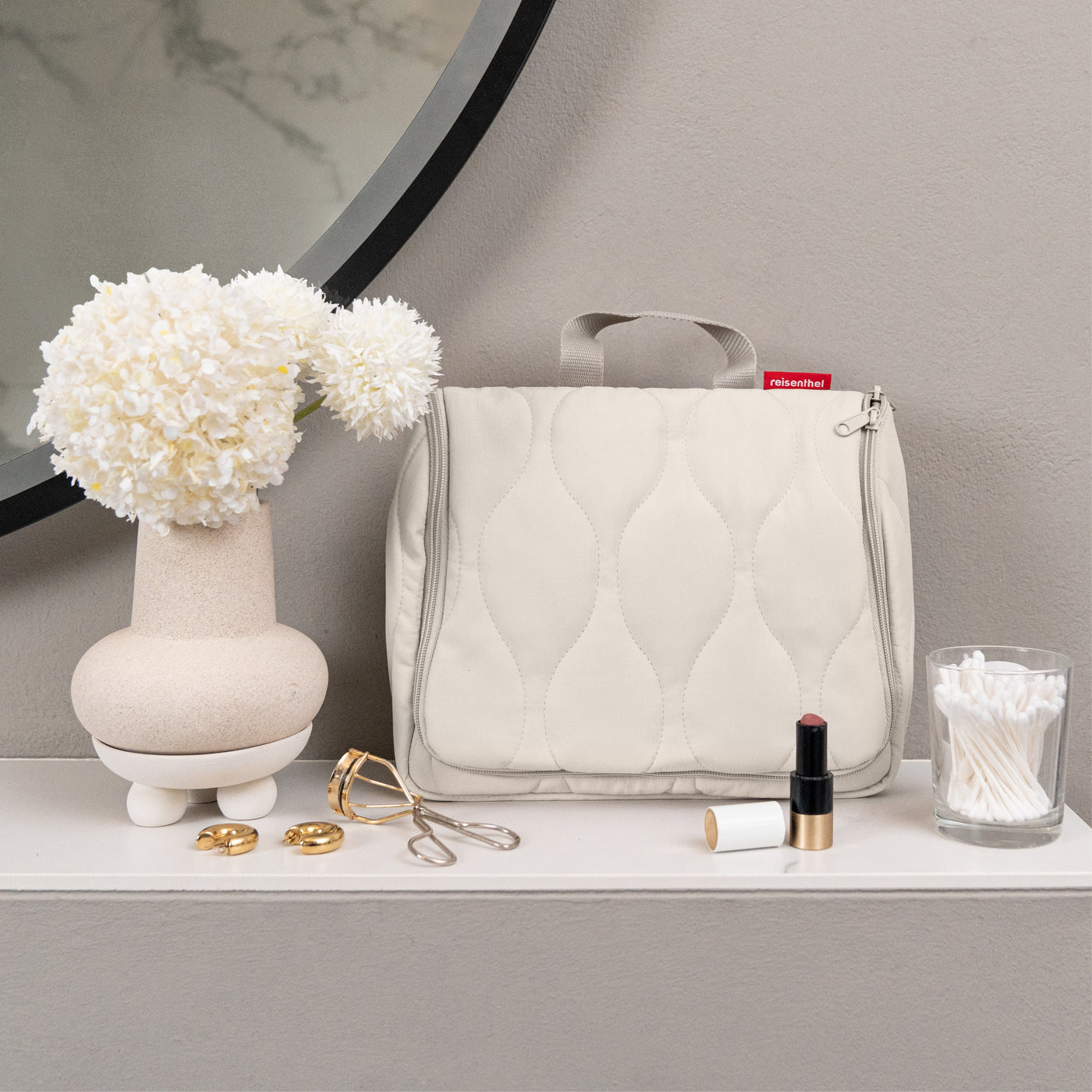toiletbag XL puffer stone toiletbag XL Reisenthel