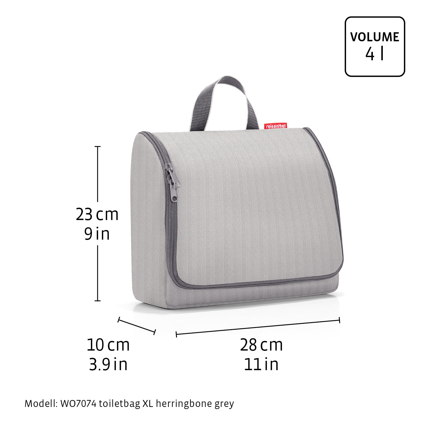 toiletbag XL puffer stone toiletbag XL Reisenthel