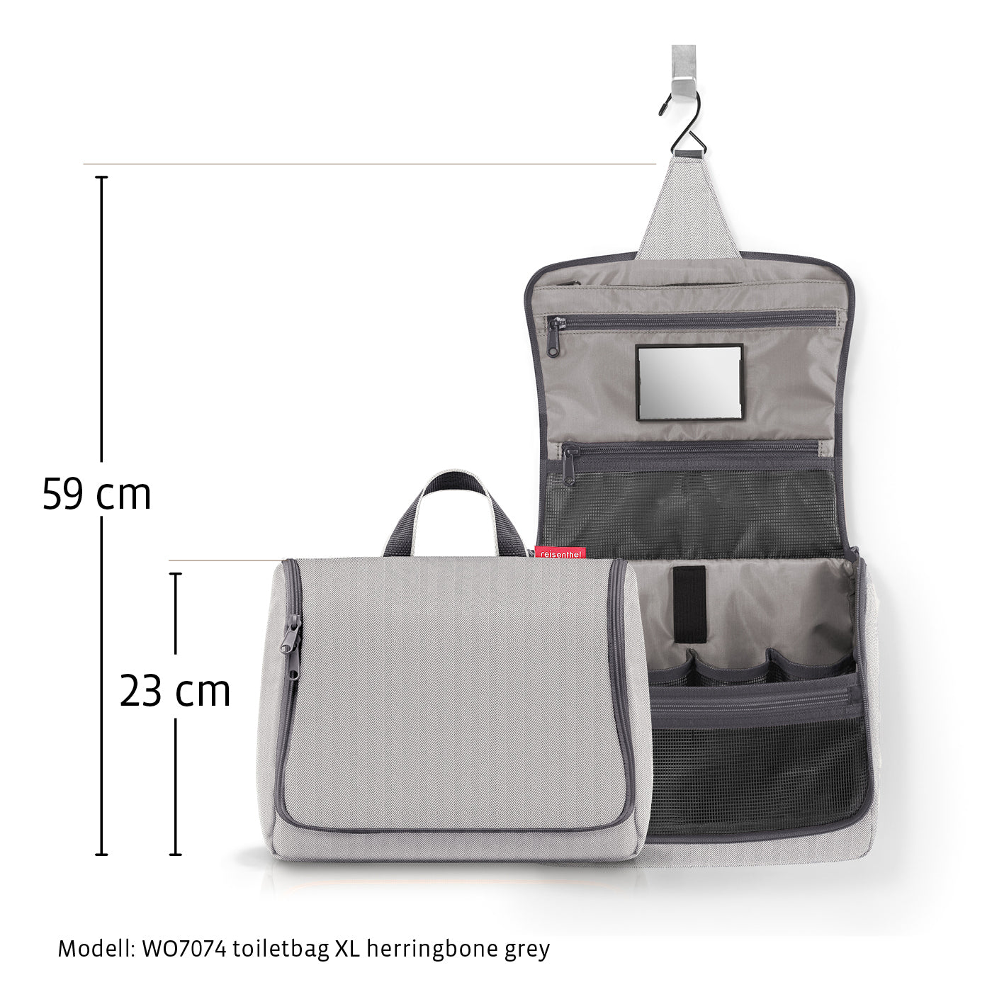 toiletbag XL puffer stone toiletbag XL Reisenthel