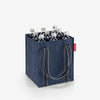 bottlebag herringbone dark blue bottlebag Reisenthel