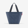 shopper M herringbone dark blue shopper M Reisenthel