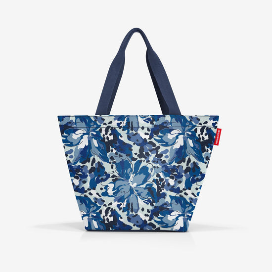 Reisenthel shopper M flora blue (Handtasche,blau)