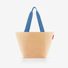 shopper M raffia blue shopper M Reisenthel