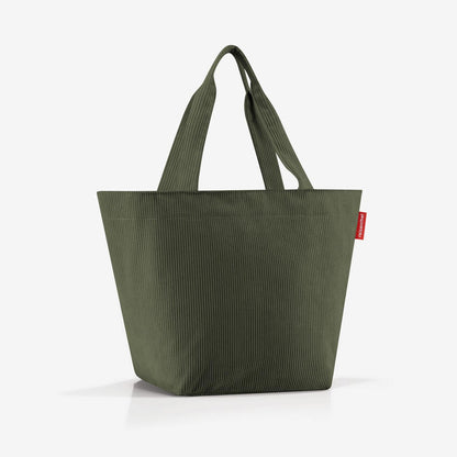 shopper M cord dark matcha