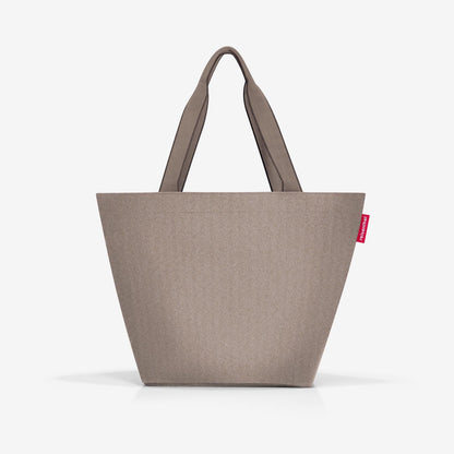 shopper M herringbone mokka shopper M Reisenthel