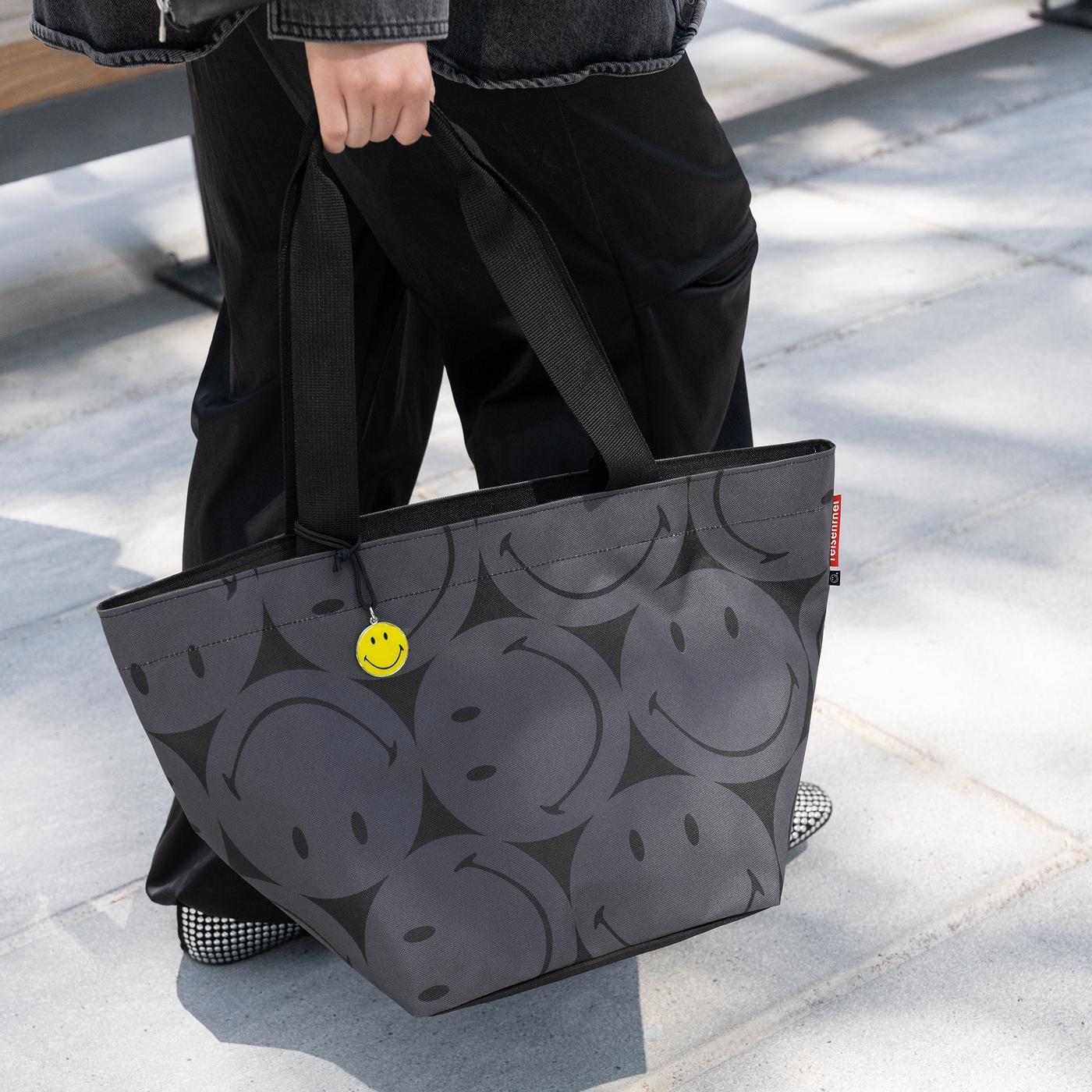 shopper M smiley grey shopper M Reisenthel