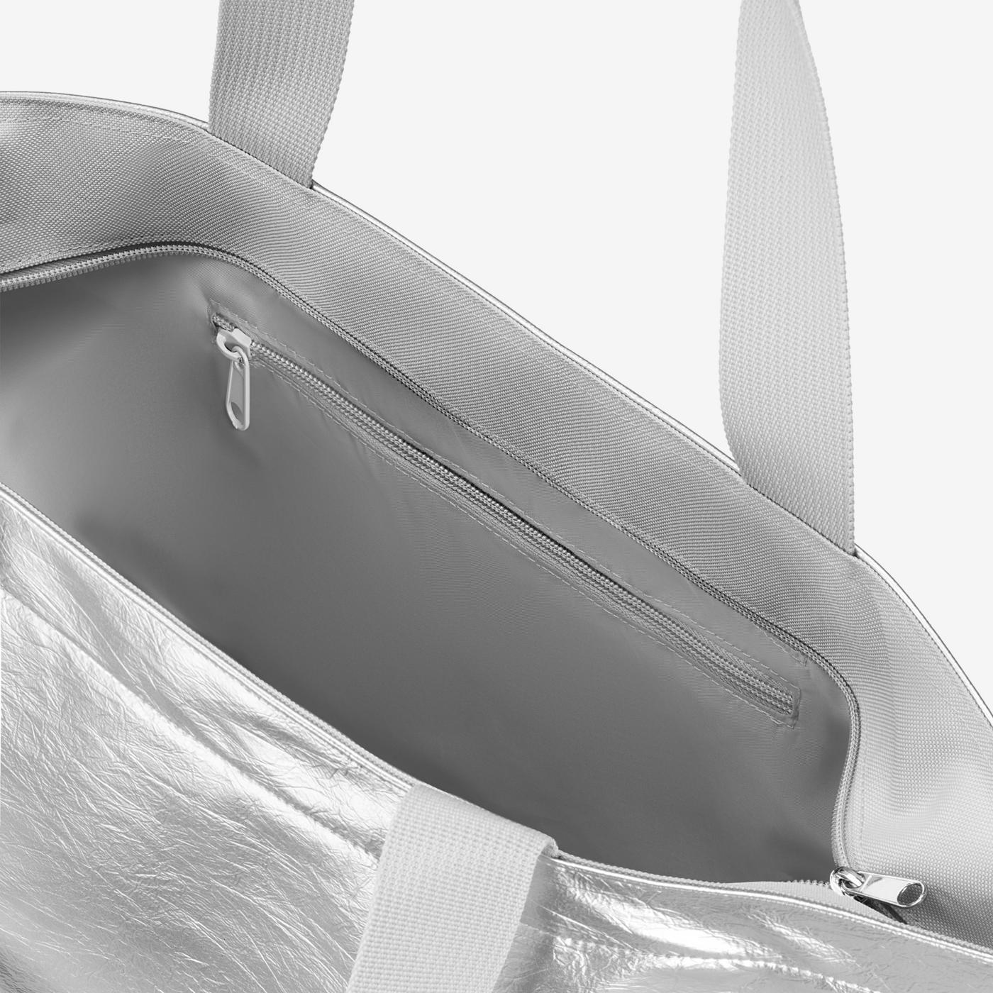 shopper M silver crackle shopper M Reisenthel