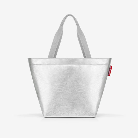 shopper M silver crackle shopper M Reisenthel