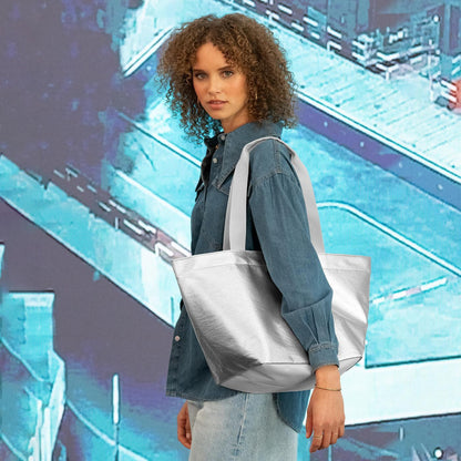 shopper M silver crackle shopper M Reisenthel