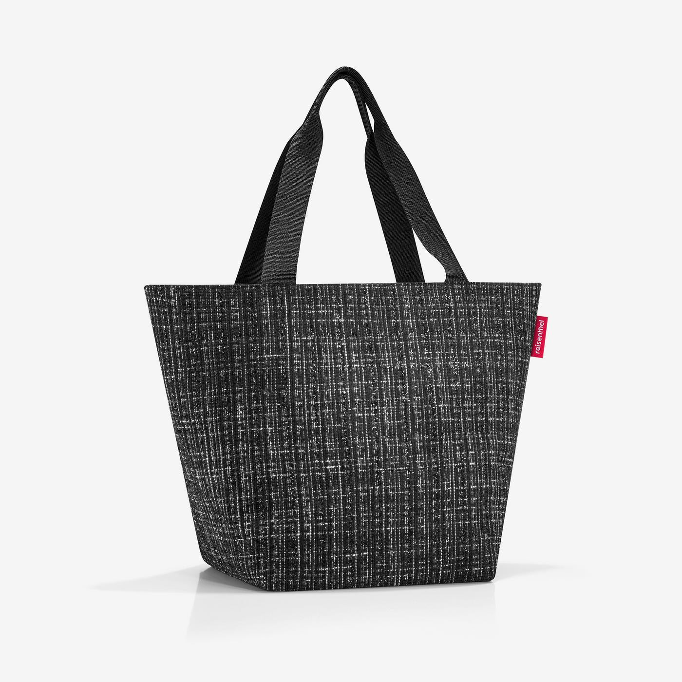 shopper M bouclé black