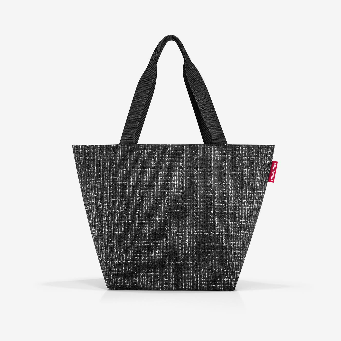 shopper M bouclé black