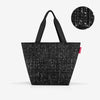 shopper M bouclé black shopper M Reisenthel