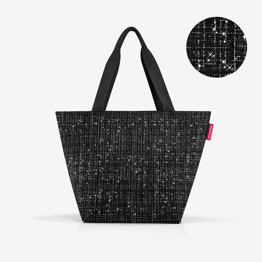 shopper M bouclé black