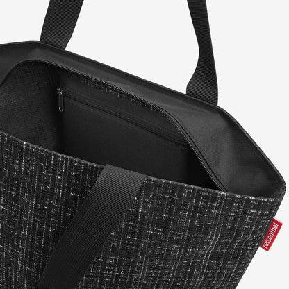 shopper M bouclé black