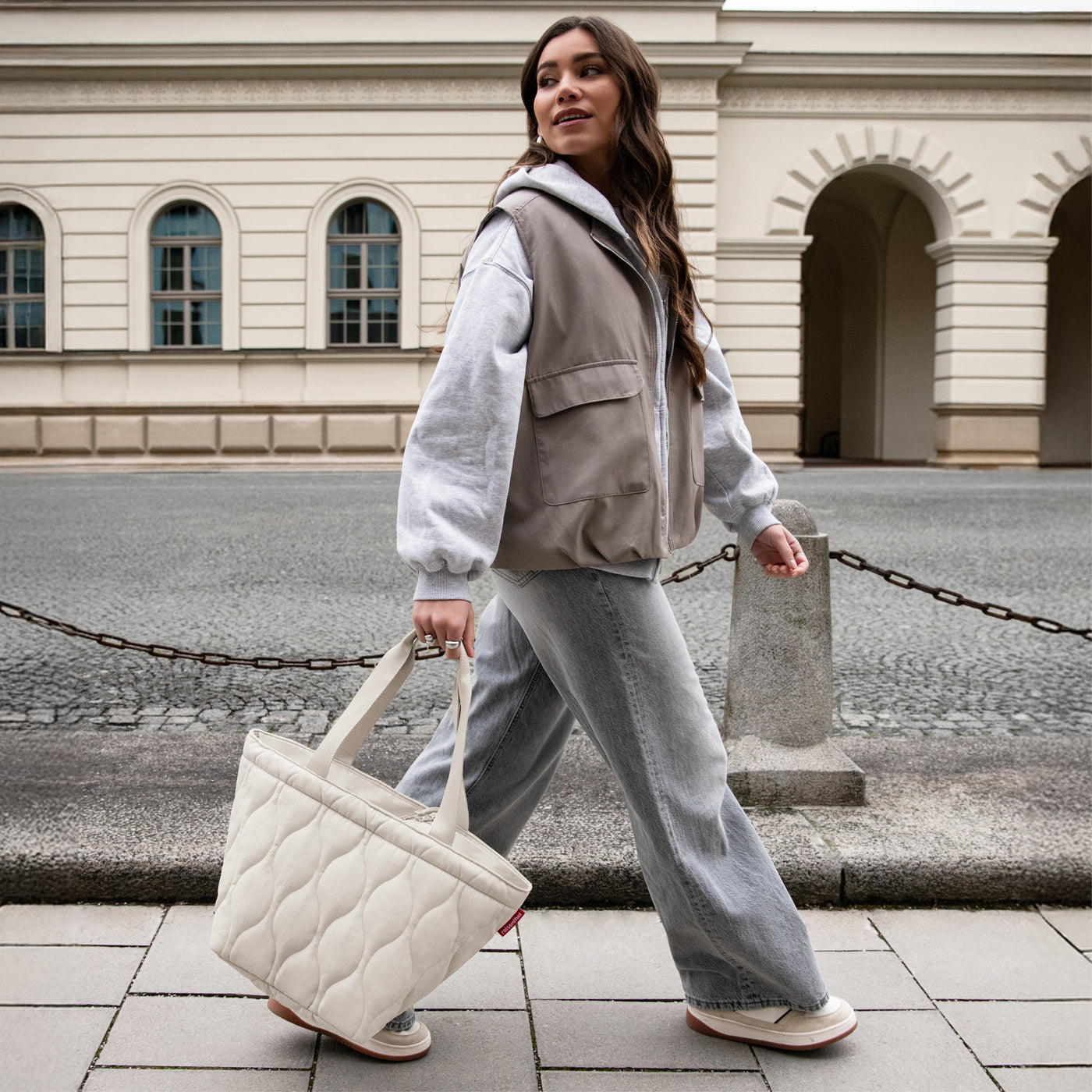 shopper M puffer stone shopper M Reisenthel