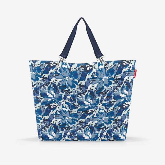 Reisenthel shopper XL flora blue (Strandtasche,blau)