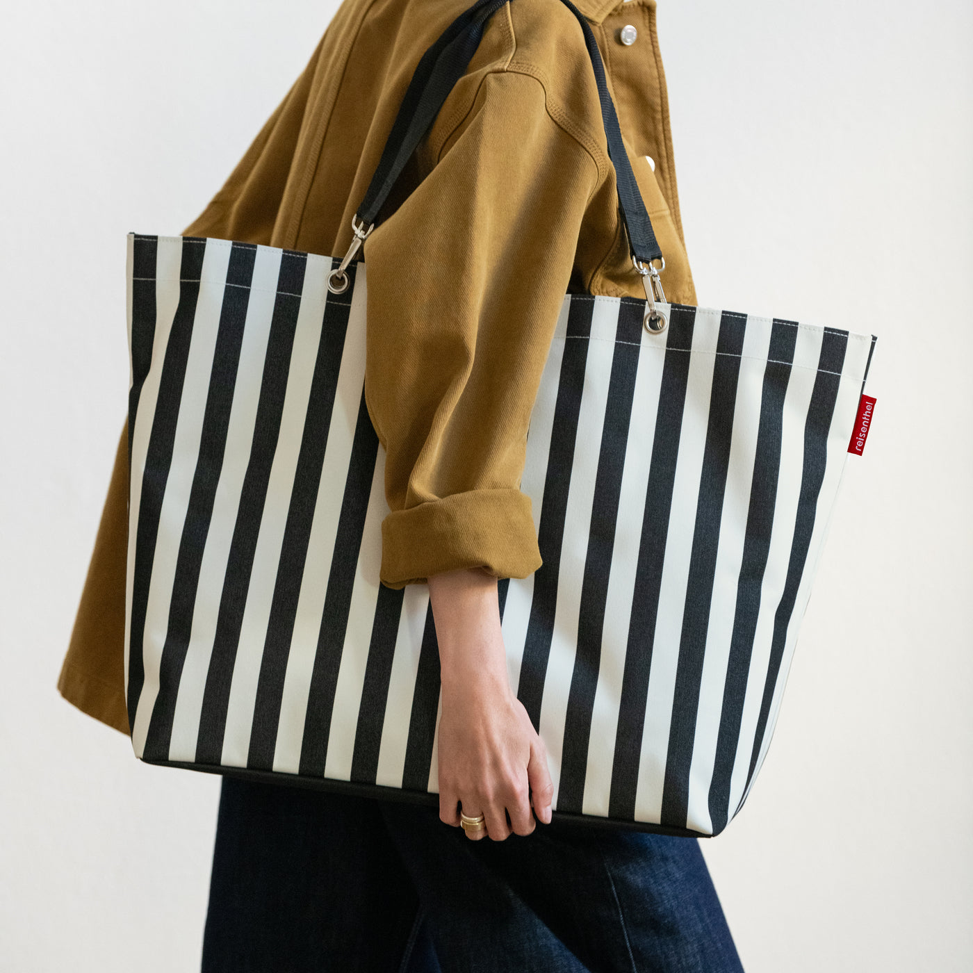 shopper XL summerstripes black shopper XL Reisenthel