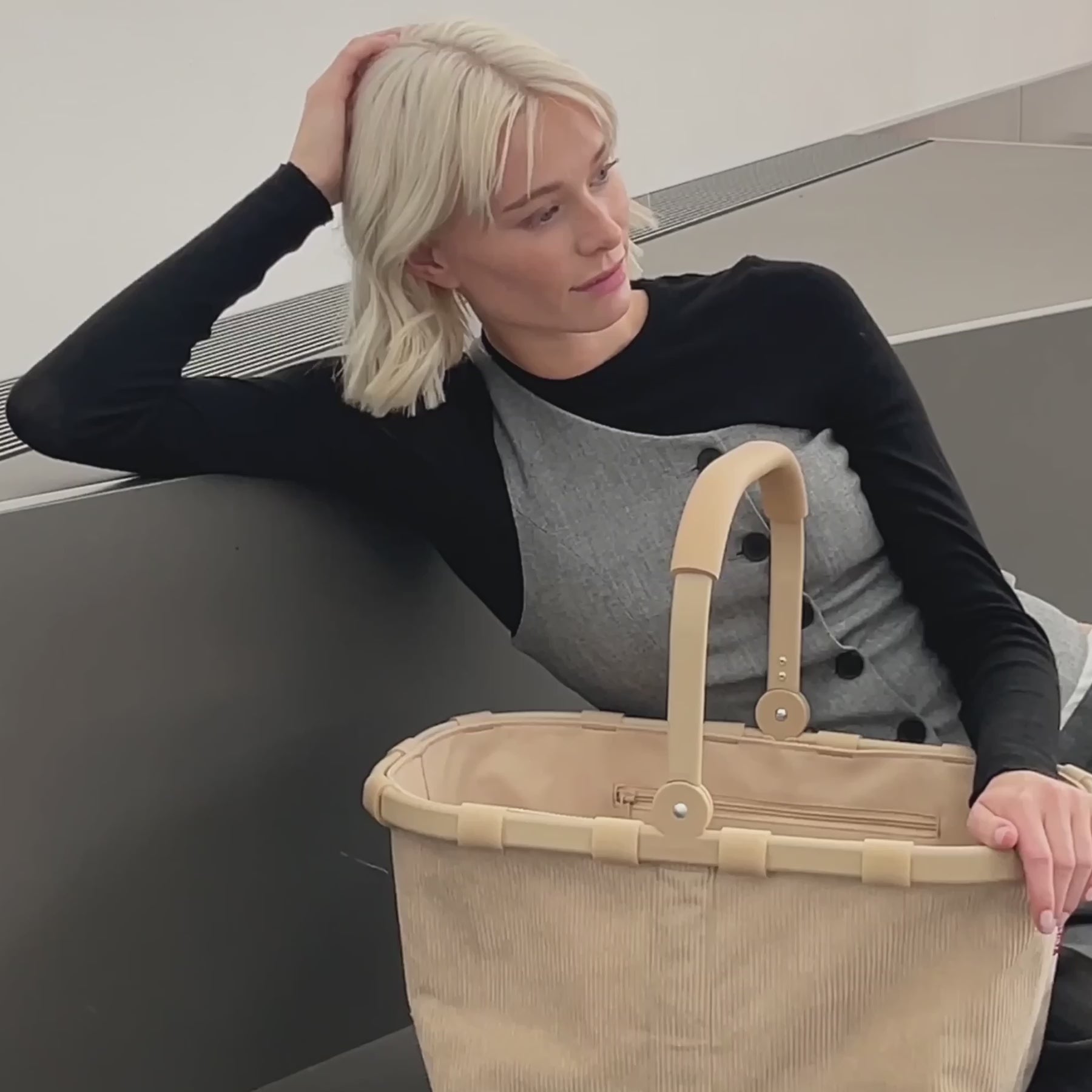 carrybag smiley grey carrybag Reisenthel